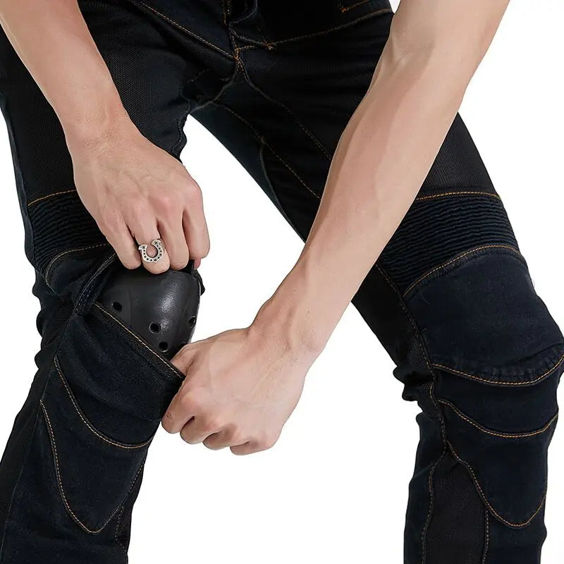 Jeans Motorcycle Pants with Protections